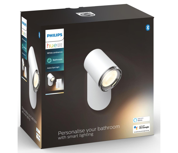 Philips Hue White ambiance Kinkiet Adore pojedynczy (biały) - 709607 - zdjęcie 4